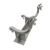 管托加筋焊接H型T型管托A5管夹导向支座 鞍式 J2管夹式 管托座式