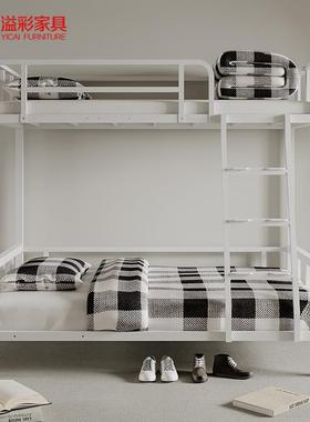 电竞床店酒上下铺成人双40705层铁两架床上下层高床铁艺子母低床