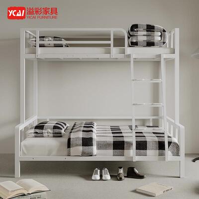 电竞床店酒上下铺成人双40705层铁两架床上下层高床铁艺子母低床