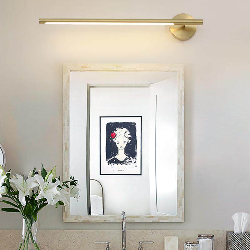 全铜led镜前灯卫生间简约浴室灯梳妆台灯镜柜化妆灯轻奢网红灯具