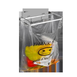 厨房垃圾挂架分类垃圾桶不锈钢橱柜挂式 塑料垃圾袋固定架收纳挂架