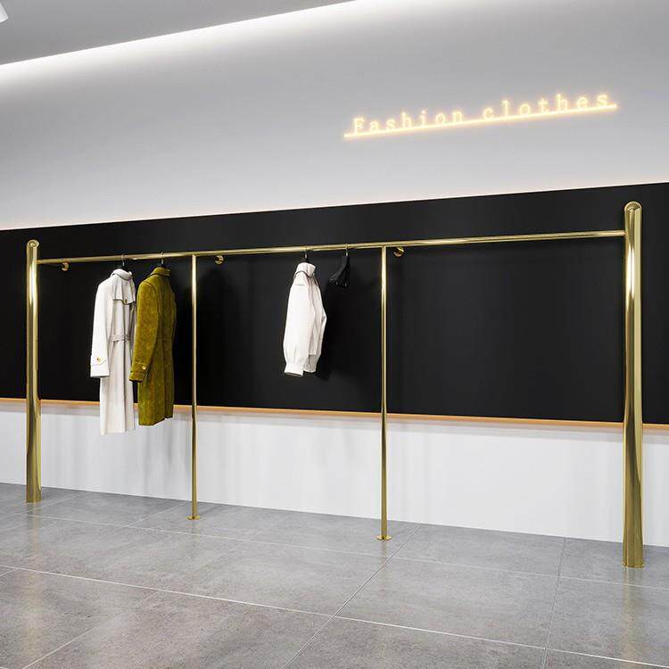 服装店上墙展示架女装店壁挂式挂衣架陈列货架衣服网红架子