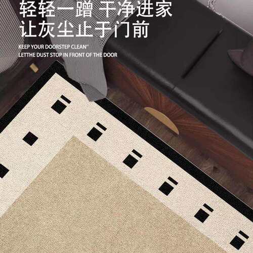 德国轻奢地垫法式复古客厅卧室玄关门口室外防滑耐脏家用入户地毯