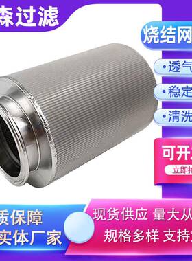烧过结网过滤芯孔滤LSF-2022网高温气体滤桶微标准层烧结网滤五芯