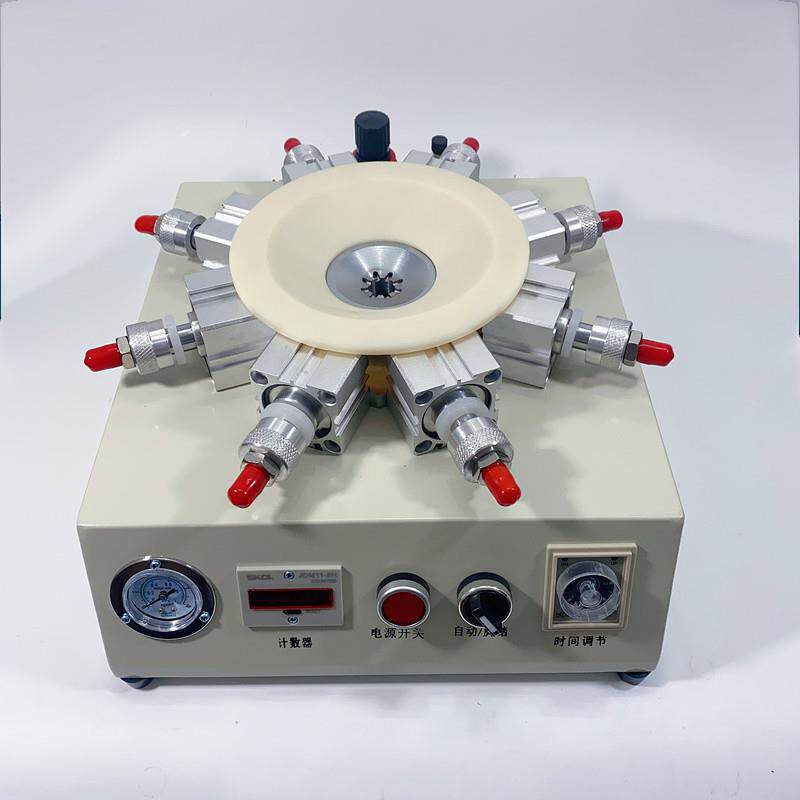 E14气动灯头锁紧器e27自动感应式灯头打钉机气动台式箱式打点机