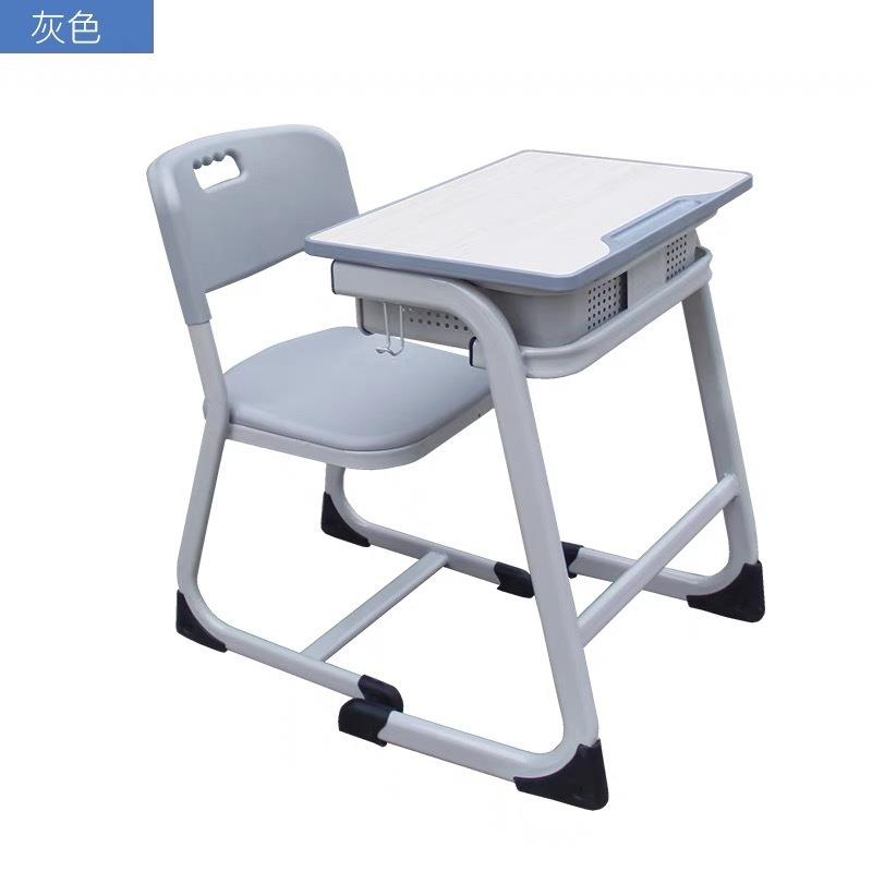单人双人学习桌课桌椅儿童写字桌子学生书桌外贸学校桌椅套装厂家