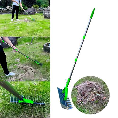 草坪耙 枯草茅草耙 园艺落叶耙土壤耙Garden Thatch Rake工厂
