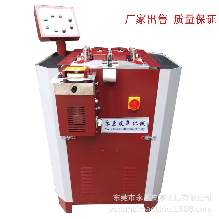 全新四轮皮带磨边机磨边抛光机直条带背带双边磨边抛光设备