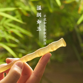 天然真牛角发簪女高级感新中式，玉簪子简约日常盘发古风羊角发钗簪