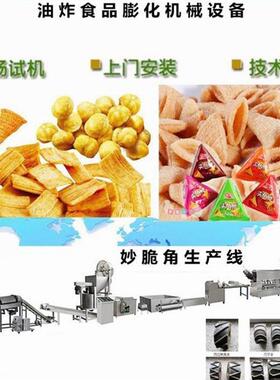 油炸食品膨化机休闲食品生产线小型妙脆角膨化机八爪烧膨化机