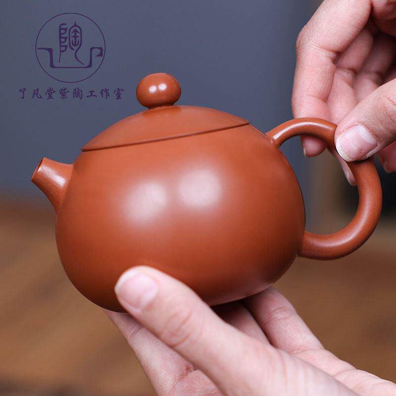 云南建水紫陶茶壶全手工复烧西施壶家用功夫茶具泡茶单壶非紫砂壶