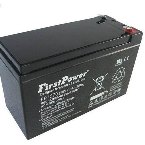 一电蓄电池FP1270 12V7AH 铁路照明 客车照明 仪器电源