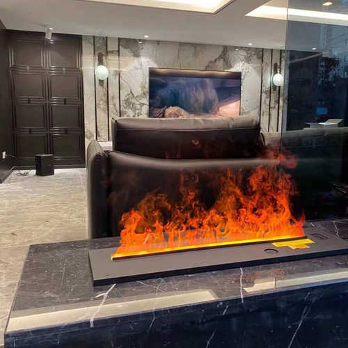 水蒸汽雾化壁炉壁炉壁炉芯仿真壁炉3d电子喷雾火焰壁炉加湿器