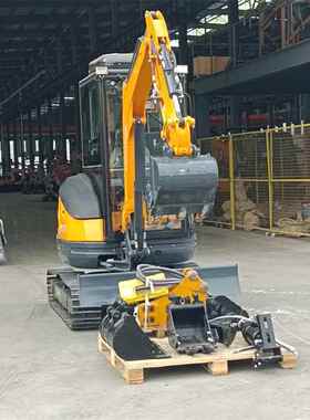 HT25液压先导挖掘机 全液压柱塞泵工程2500kg钩机出口美国