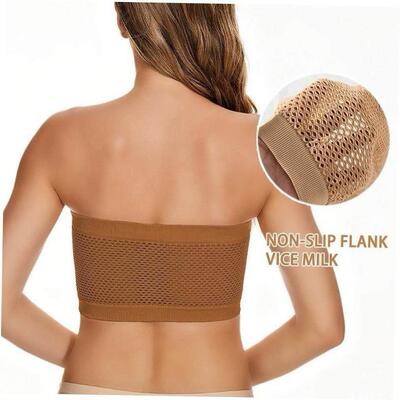 Large Size Women Strapless Bralette Non-Padded Tube Top Bra