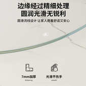 大圆桌转盘旋转家用钢化玻璃餐桌底座圆桌面饭桌手动转台火锅新款