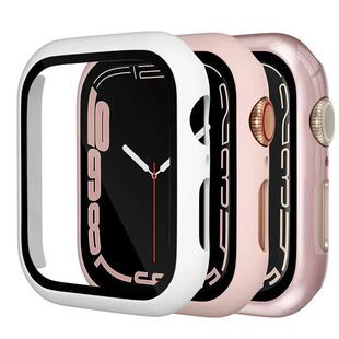 Tempered Glass+ cover For Apple Watch Case series 9 8 7 41m