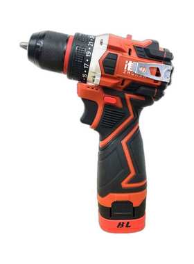 手电钻双速小钢炮准霸BL新款橙红色纯铜无刷大功率正反转多功能