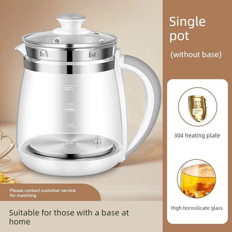 养生壶单壶配件通用壶体高硼硅玻璃壶身裸壶单卖荣事达金正小南瓜