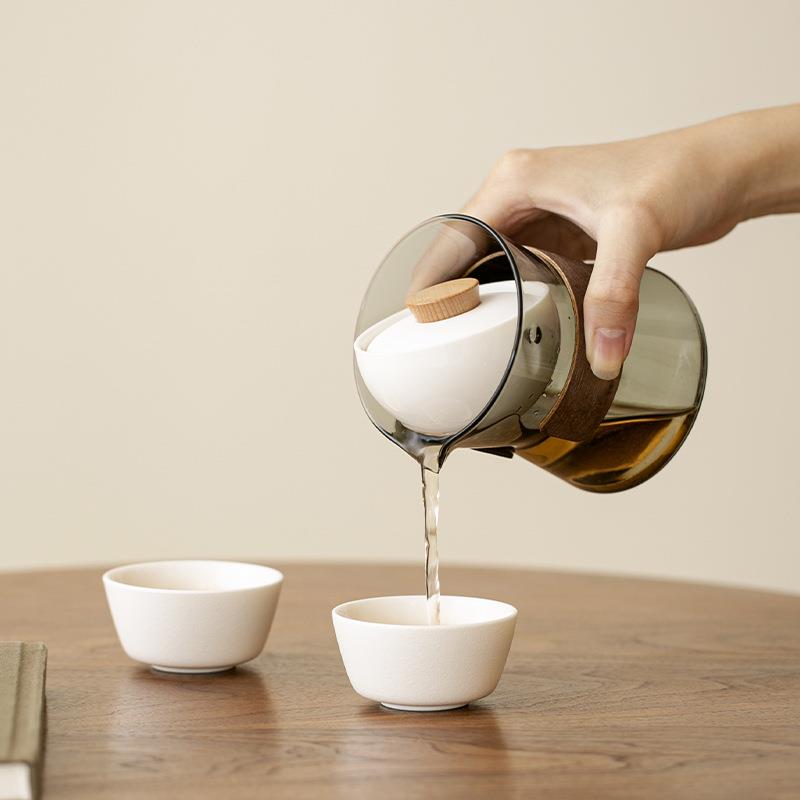 转转小青柑专用泡茶壶耐热玻璃冲茶器茶漏过滤公道杯懒人泡茶神器