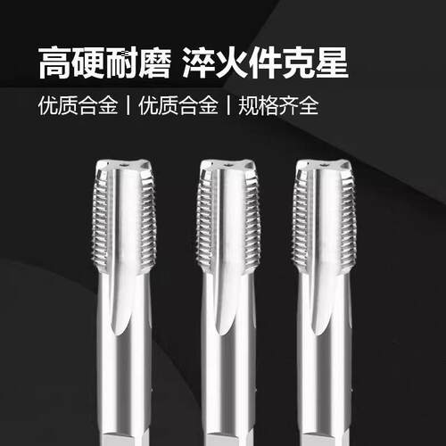 整体硬质合金丝锥钨钢丝攻G RC NPT1/16 1/8 3/8 1/2管螺纹丝锥