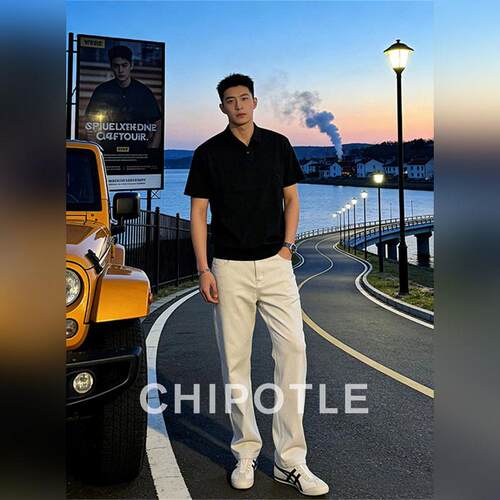 韩国CHIPOTLE高级感时尚百搭套装男2026夏季轻熟风通勤穿搭一整套