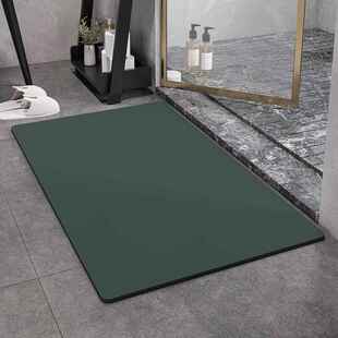 Bathroom floor mat absorbent quick-dryin door entry carpet