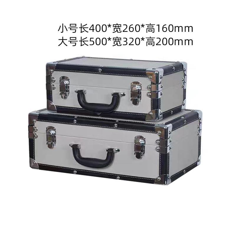 欧式复古手提收纳箱样间衣帽1018衣橱桌摄面收纳盒摄间影拍箱子板