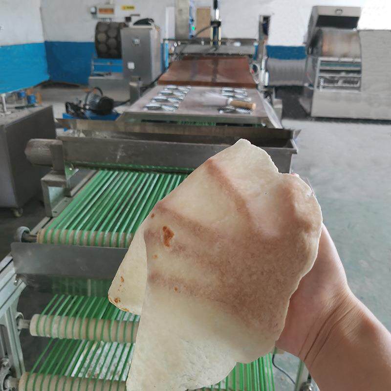 水烙饼机商用烤鸭饼机双排小型薄饼加工设备发面烫面小饼机器