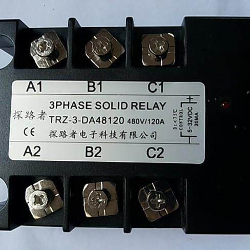 三相固态继电器80A TRZ-3-AA4880 交流控制交流 固态继电器
