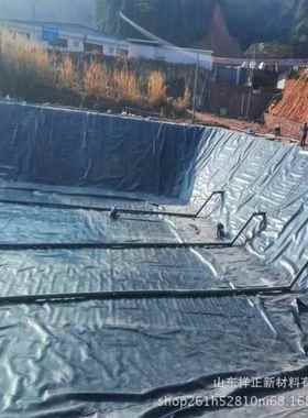 垃圾填埋场防化渗膜 养猪场沼气池氧塘ehdp膜 水产养殖土工膜