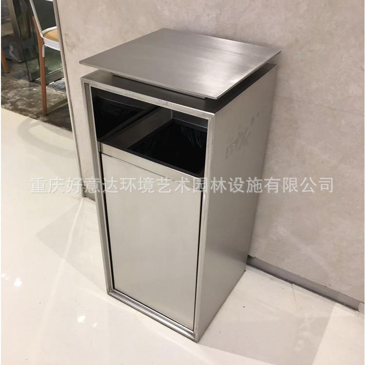 商场不锈钢垃圾桶电梯口售楼处垃圾箱酒店大堂立式户外商用果皮箱
