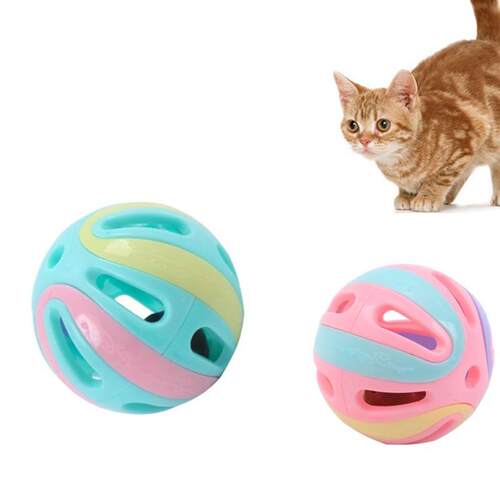 大号猫玩具铃铛球自嗨解闷发声铃铛逗猫发声球扭蛋玩具球