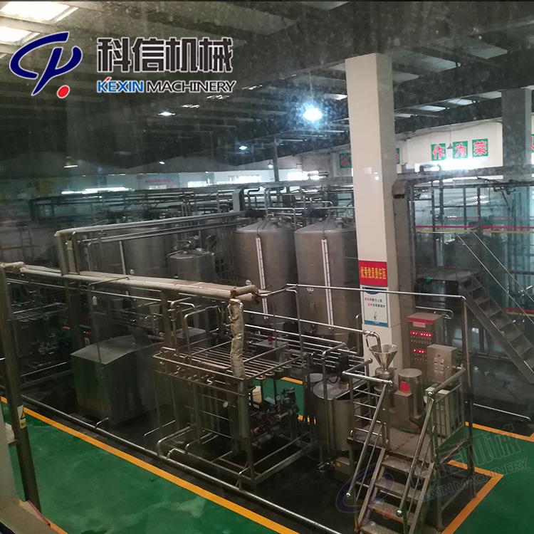 中小型整套核桃露饮料加工制作设备 易拉罐240ml核桃露饮料生产