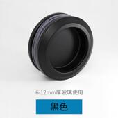 不锈钢淋浴房门拉手小移圆形玻璃门暗藏拉手单孔拉浴室把手玻璃