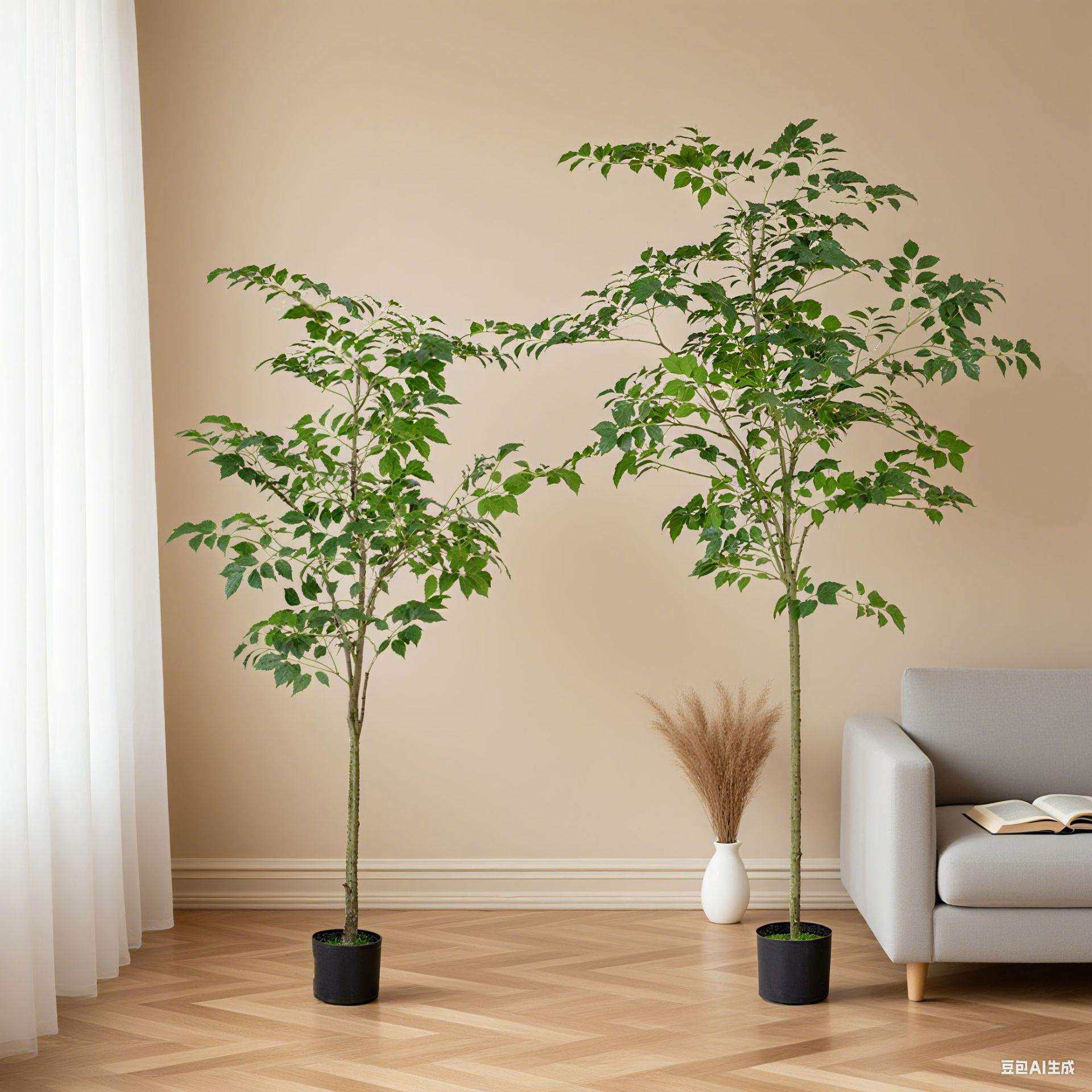 新款仿真榕树幸福树仿真植物盆栽大型室内外高端仿生假绿植装饰