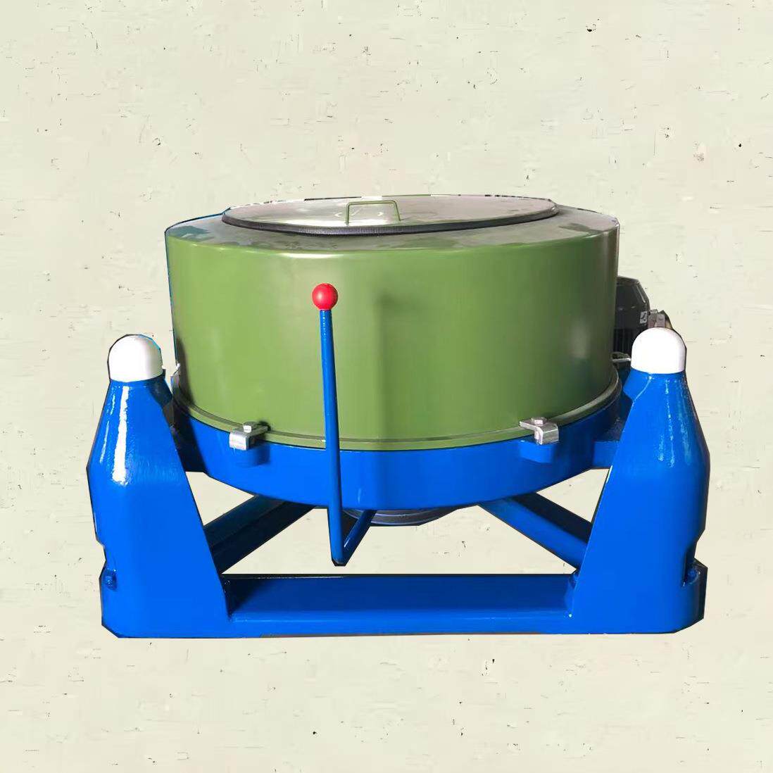 三足式离心脱水机高速全不锈钢金属烘干桶自动下料脱水机