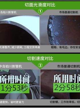 中铂川切不管机动锈钢管切割机全自岛动无毛刺pvcB-612306管道割