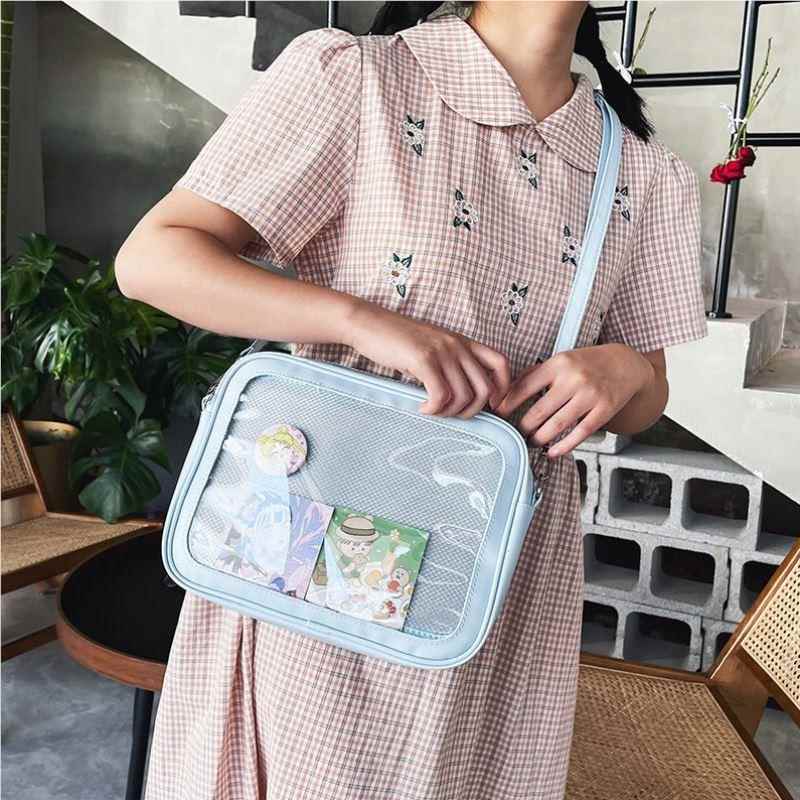痛包ins风二次元HOO3560设计痛包包二次元风保护背单肩生漫女展徽