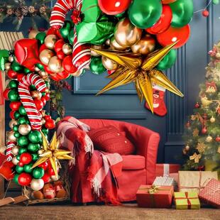 themed party decoration 85PCS arch Christmas balloon set SET