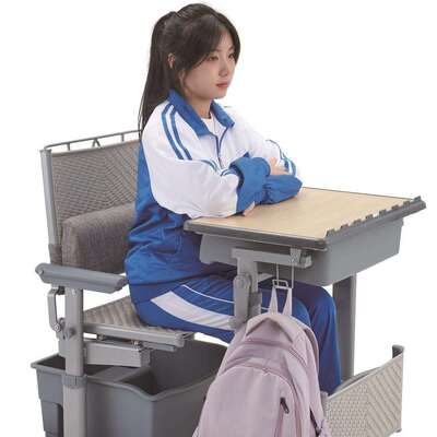 师生之友校用中小学生午休课桌椅手摇升降（伸缩翻斗式）