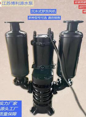 河道治理污水处理沉水风机节能高效送风SRB50-3.7 博利源沉水风机