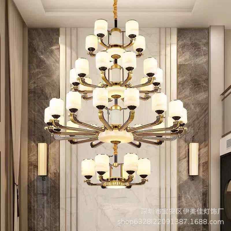 新中式吊e灯客厅灯室现卧代简约家用餐灯厅2022灯中国风卧室ld新