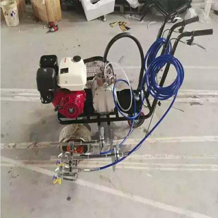 手推式马路划线机 冷喷马路划线车 现货冷喷路面划线机价格