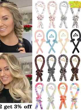 Slik Satin Heatless Hair Curler Headband for Women Hair Wrap