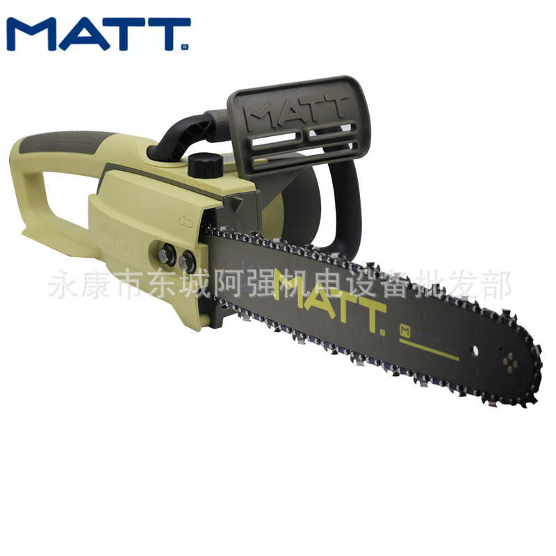 MATT马特电链锯913手持木工锯柴电动油锯链条切割锯木伐木锯