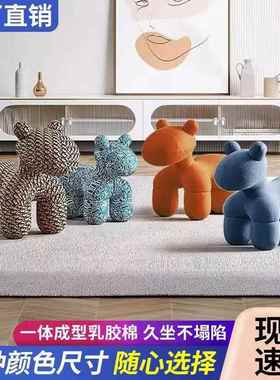 FTN小马椅创网红骑马小狗椅小朋友小孩亲子儿凳通可童卡爱客厅意