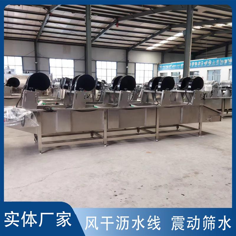 果蔬沥水风干机器自动低温震动除水风干沥水机海带不锈钢吹水设备