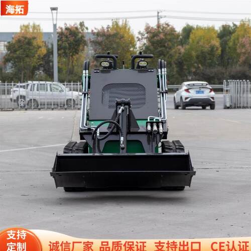 工厂车352间仓库搬运货物小运输车 HT0小8型迷你履带式3滑移装载
