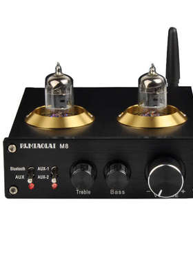 PJ.MIAOLAI M8发烧胆机HiFi电脑家用大功率蓝牙电子管数字功放机